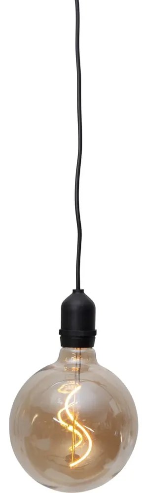 Corp de iluminat pentru exterior cu LED Star Trading Glassball, lungime 1 m, maro