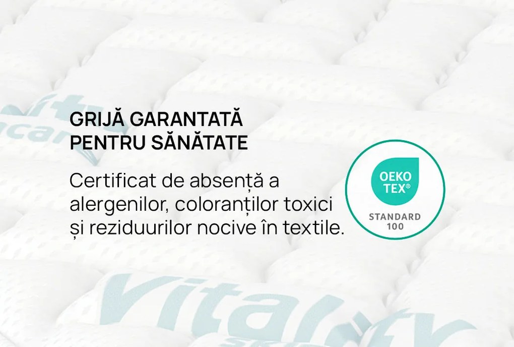Topper din spumă cu memorie VitalCare de la isleep