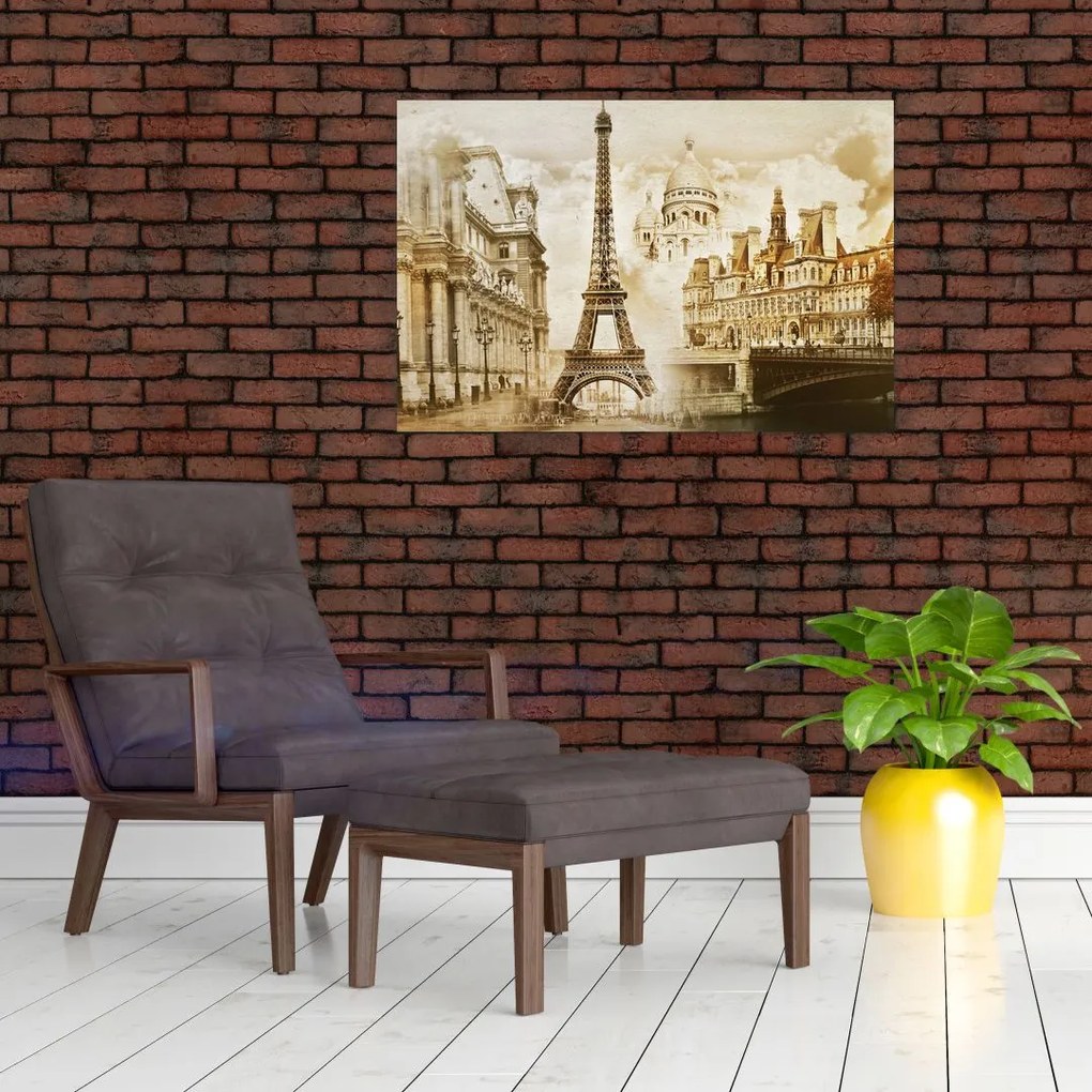 Tablou - Monumente din Paris (90x60 cm)