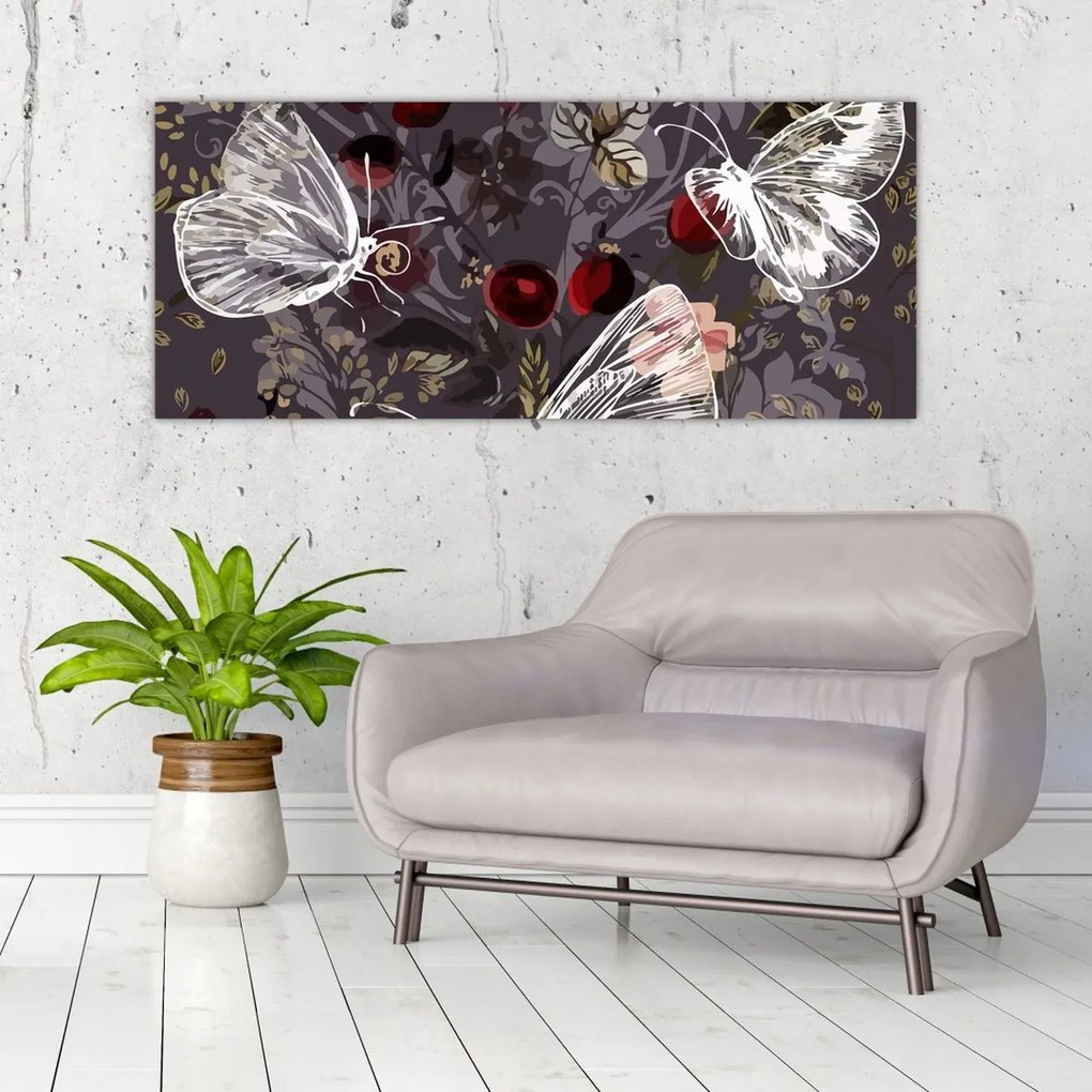 Tablou - Fluture (120x50 cm)