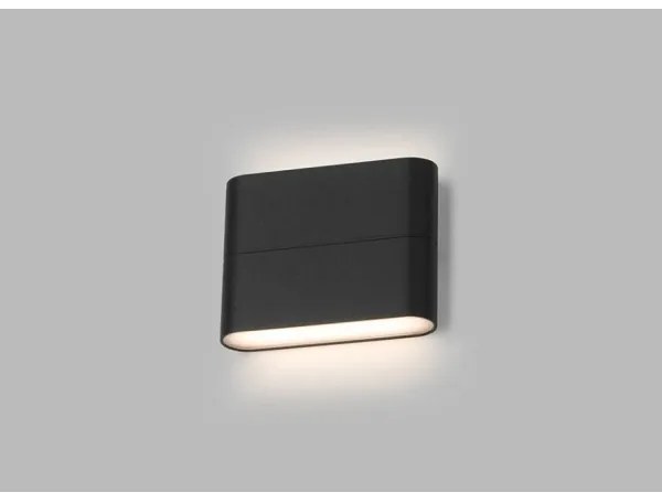 Plafonieră LED de exterior LED2 FLAT 2xLED/3W/230V antracit IP54