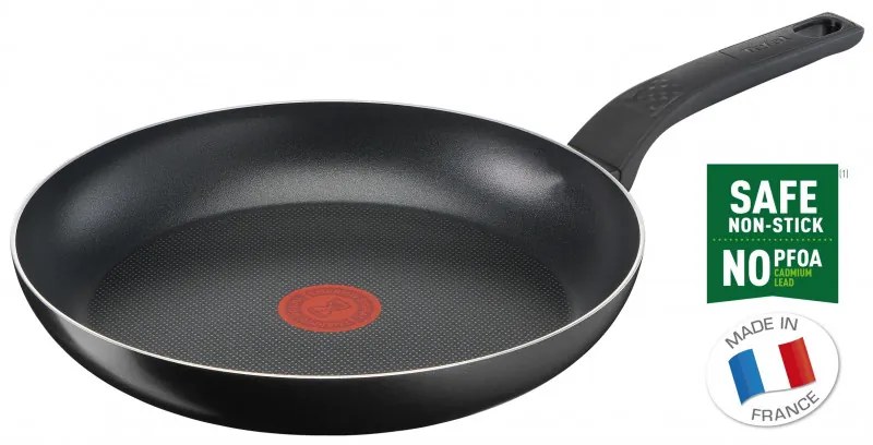 Tefal B5670653 FP28J GT SIMPLY CLEAN, 28 cm, DIFFUSION, Thermo-Signal, fără PFOA, inducție, negru