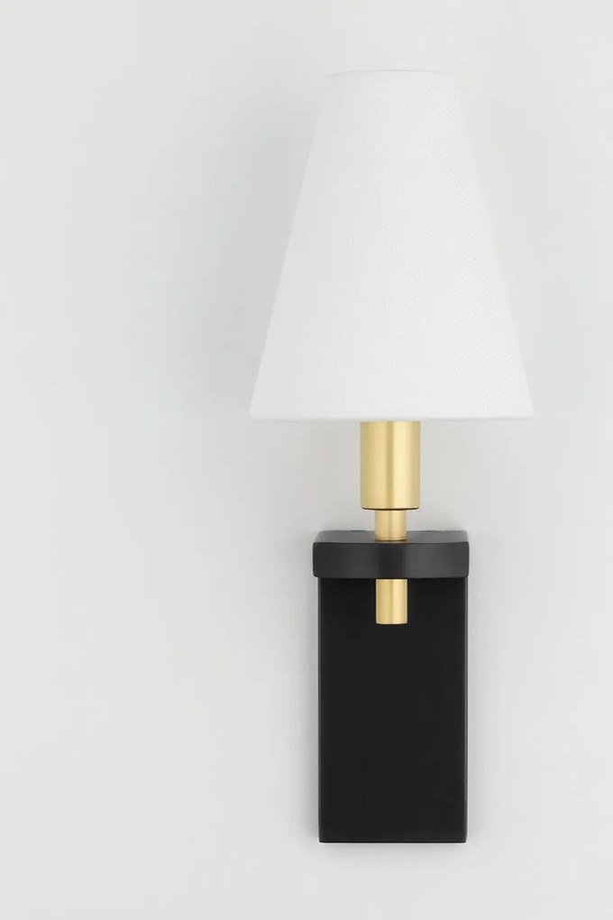 Aplica de perete design clasic DOOLEY bronz antichizat si negru