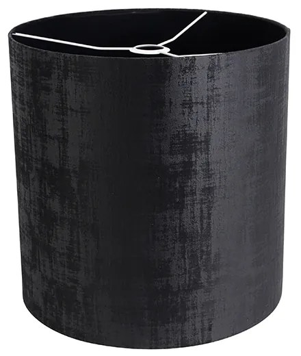 Abajur din catifea negru 40/40/40