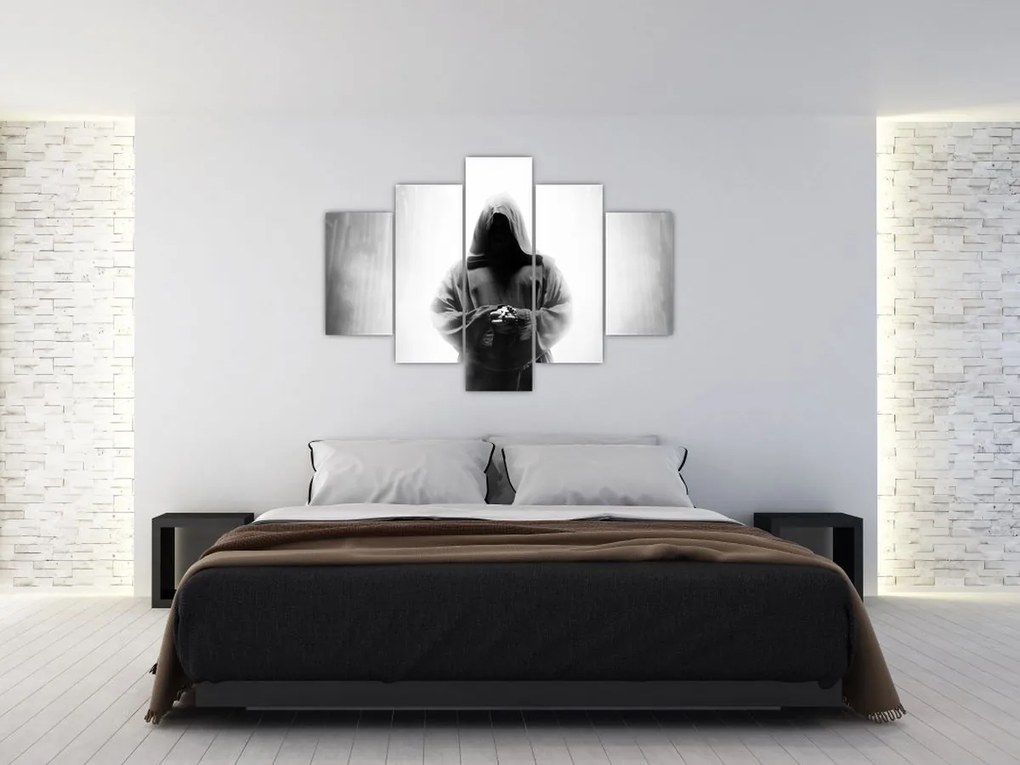 Tablou - Un călugăr într-o mănăstire (150x105 cm)