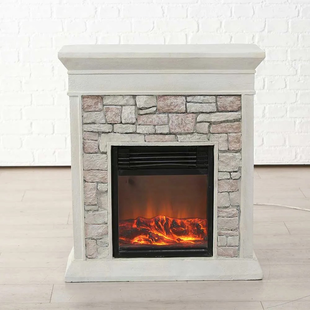 SEMINEU ELECTRIC BASKO, 68X29X79 CM, 1800 W, METAL, ALB