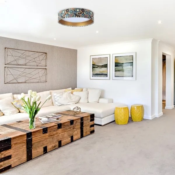 LED Plafonieră GALAXY LED/24W/230V multicolor/auriu