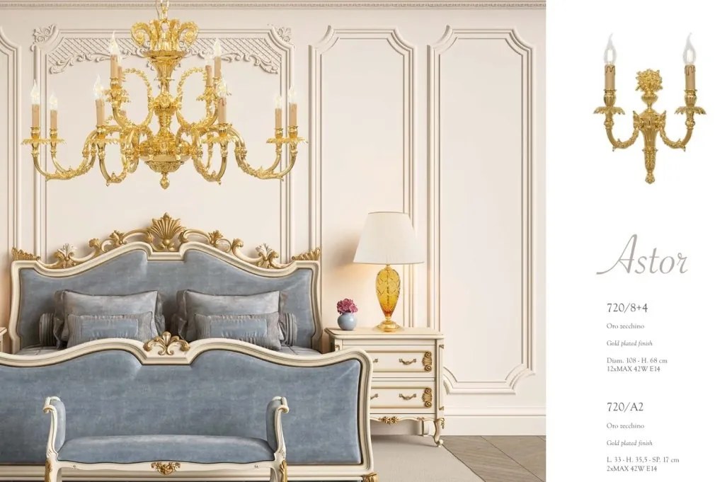 Aplica de perete LUX design clasic realizata manual Astor