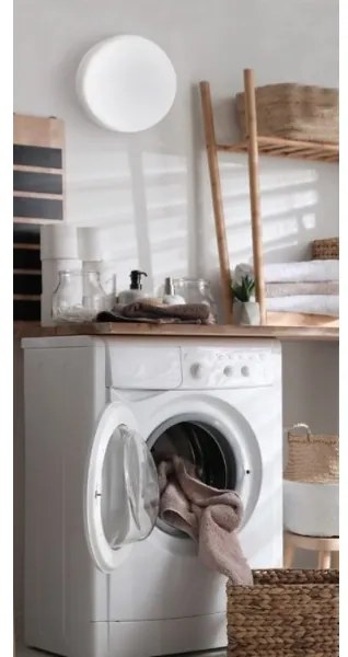 Plafonieră pentru baie PERAZ 1xE27/15W/230V d. 25 cm IP44 Kanlux 8813