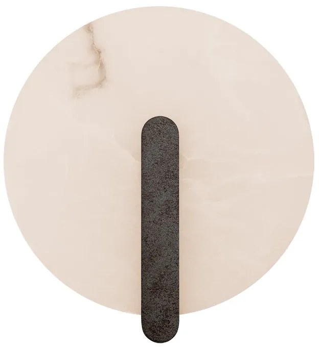 Aplica de perete LED, Ambientala, ALABASTER, Ruginiu, ZB-2553