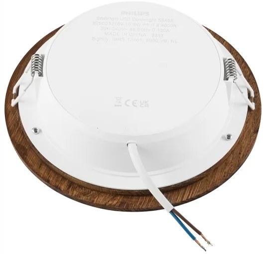 LED Spot WOODY 16,5W 230V 4000K cireș Ø18,5 cm, plafonieră încastrată