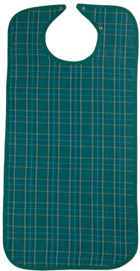 Baveta pentru adulti Suprima  Verde hasurat 89 x 44 cm