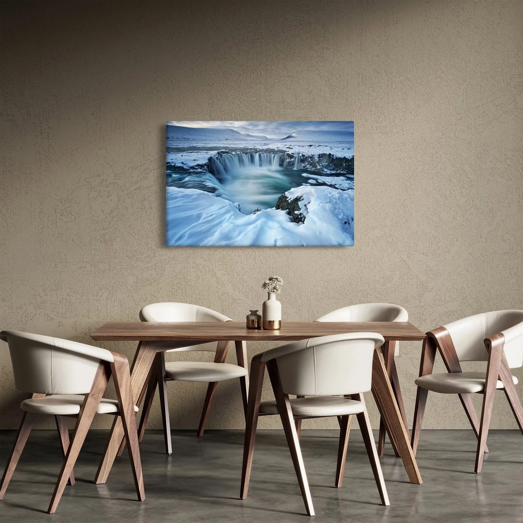 Tablou - Cascadele zeilor, Islanda (90x60 cm)