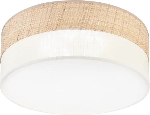 Plafonieră LED SIRJA BOHO, 20 W, 230 V, Ø 35 cm, bej/crem
