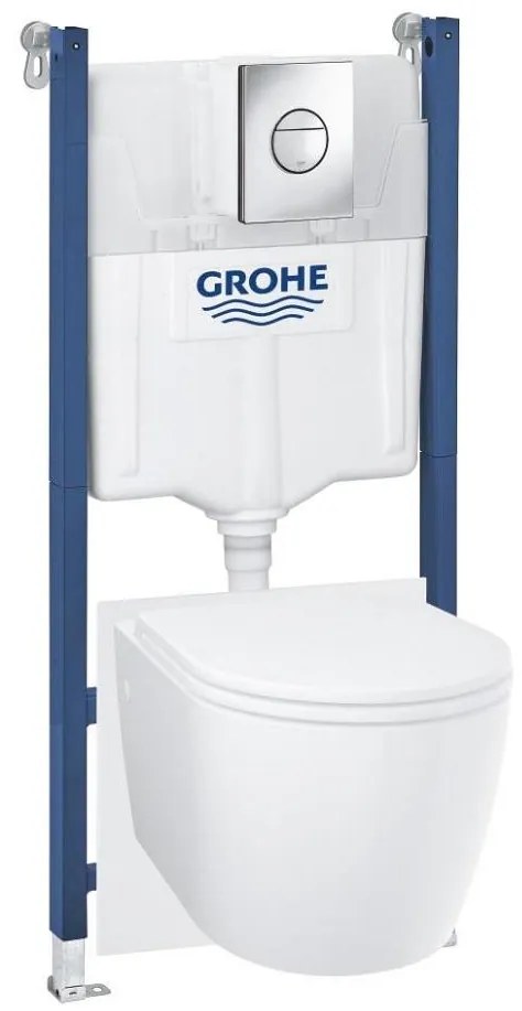 GROHE 103843SH00 - Solido Compact, set 5 în 1, 1,13 m, ceramică/alb
