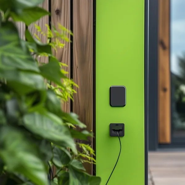 Priză încastrabilă de podea de exterior Solight 5B322B IP55 negru dreptunghiular