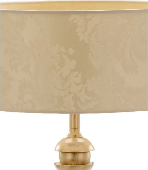 Brilagi - Lampă de masă SAPHIRE 1xE27/15W/230V crem/auriu/patină