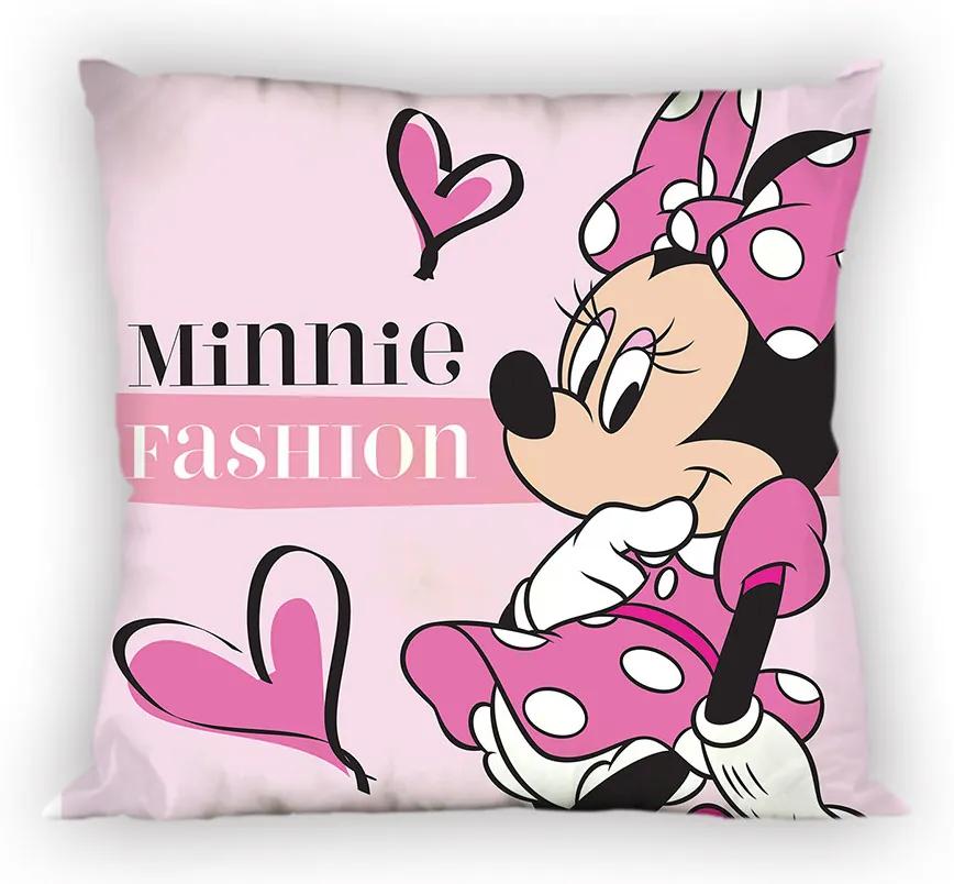 Fata de perna Minnie pentru copii roz 40x40 cm