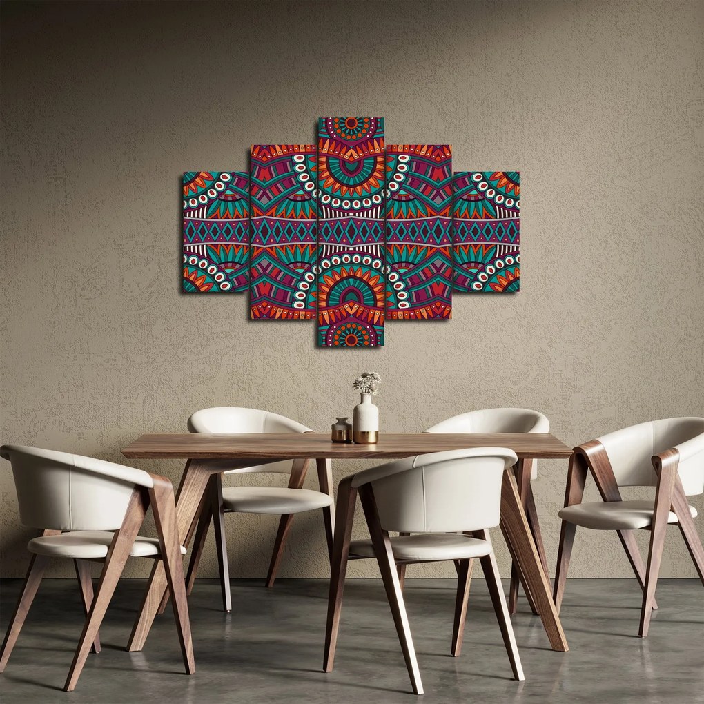 Tablou cu bastracție ornamentală (150x105 cm)