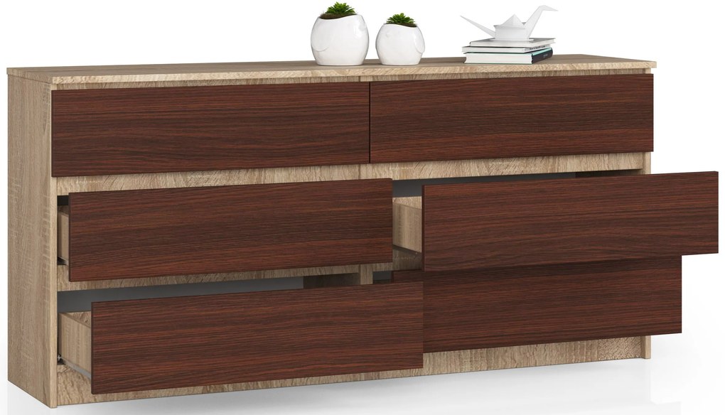 Comodă Koa III (Stejar sonoma + wenge). 1069398