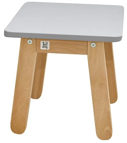 Scaunel pentru copii WOODY GREY gri