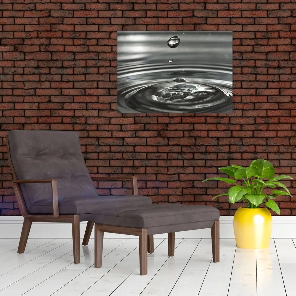 Tablou - Picături de apă (70x50 cm)