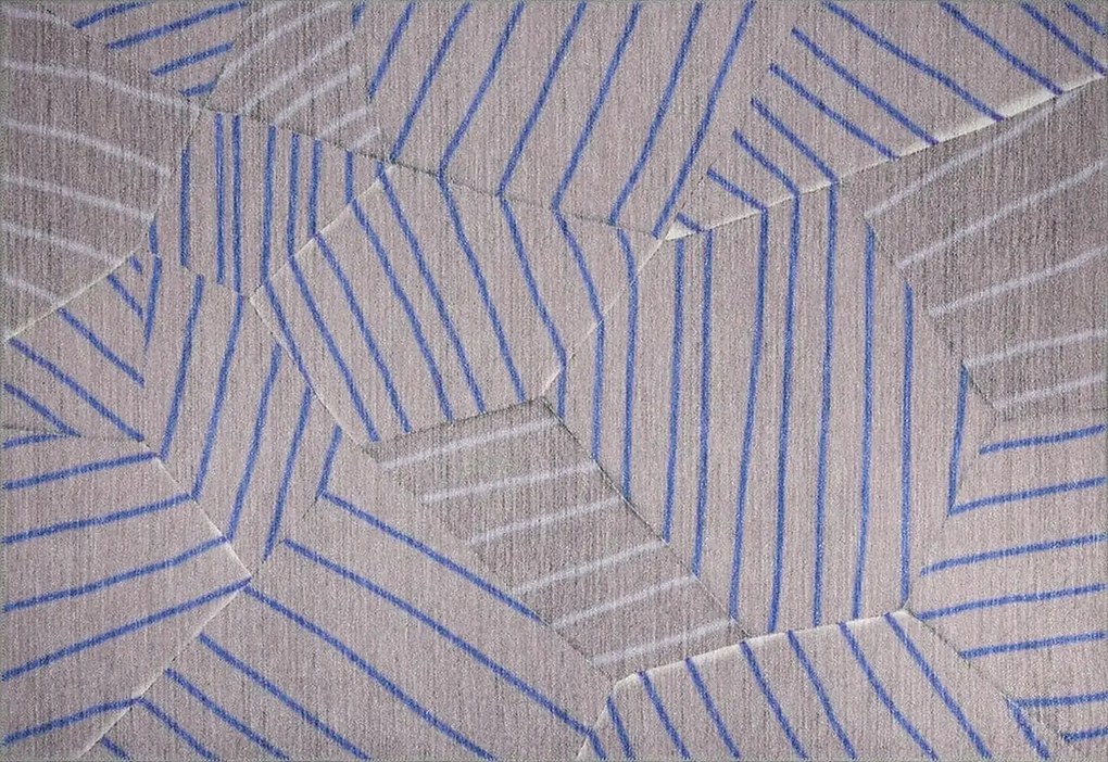 Covor FUNK CHENILLE, 75x150 cm, forma dreptunghiulara, poliester, bej/