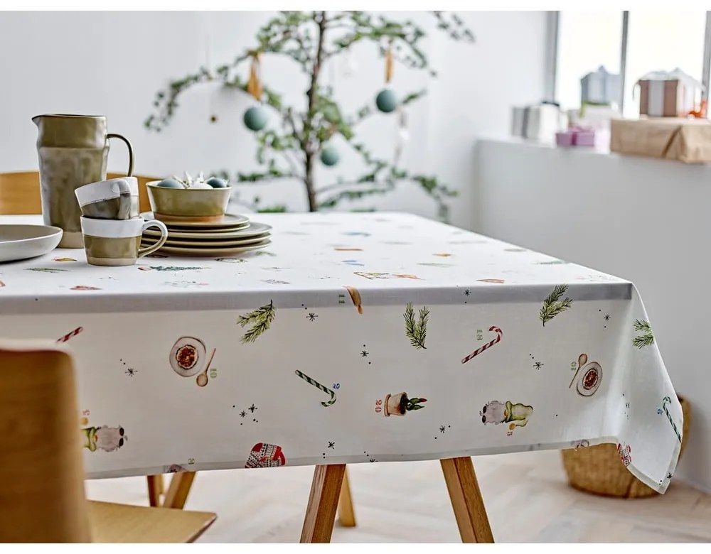 Față de masă din bumbac 140x350 cm cu model de Crăciun Christmas Days – Södahl