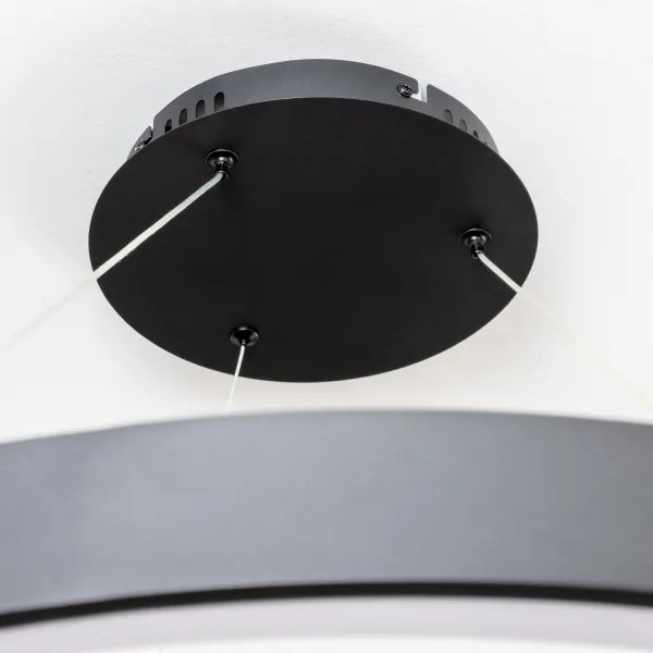 Brilagi - Lustră LED dimabilă FALCON II, 108 W, 230 V, 3000–6500K, Ø 80 cm, neagră + telecomandă