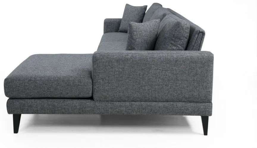 Coltar Extensibil Nordic Corner Right (L3+Chl), Gri Inchis