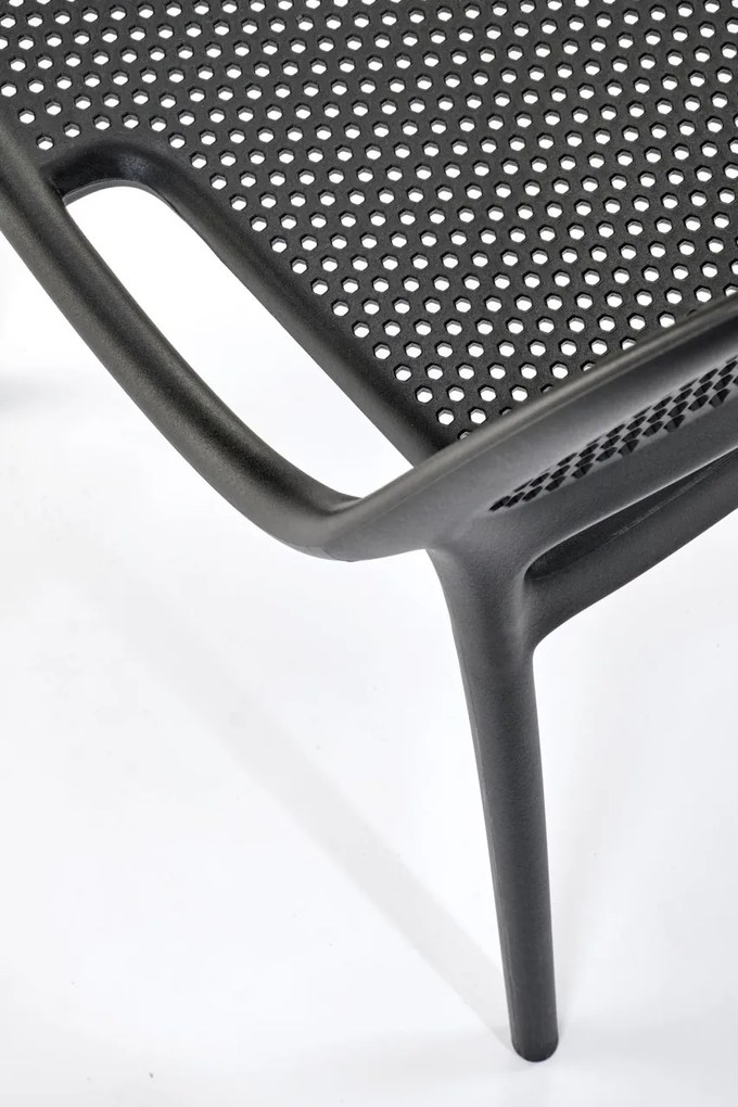Scaun plastic K532 negru