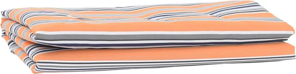 vidaXL Înlocuire de copertină Albastru și portocaliu 1000 x 160 cm