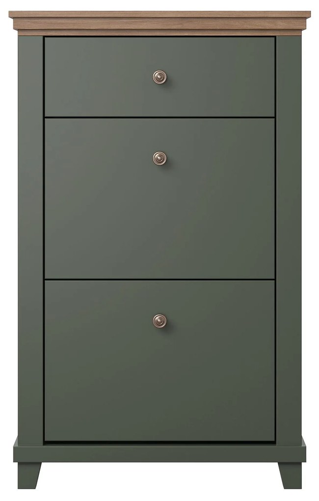 Comodă Navori (verde + stejar lefkas). 1091863