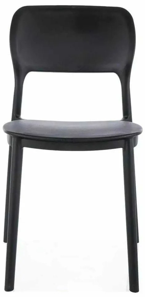 Scaun de bucătărie Punto, negru