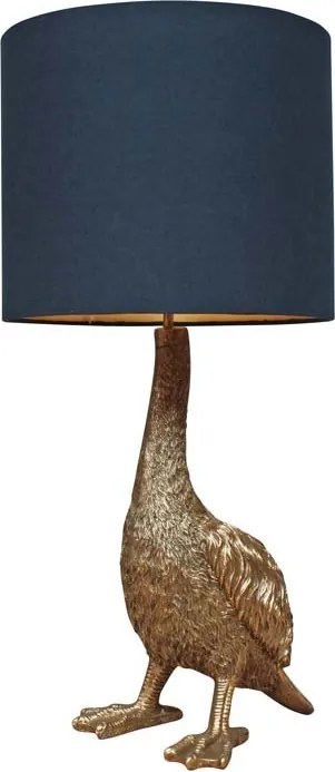 Lampa de masa, din rasina, cu abajur din bumbac, Howard
