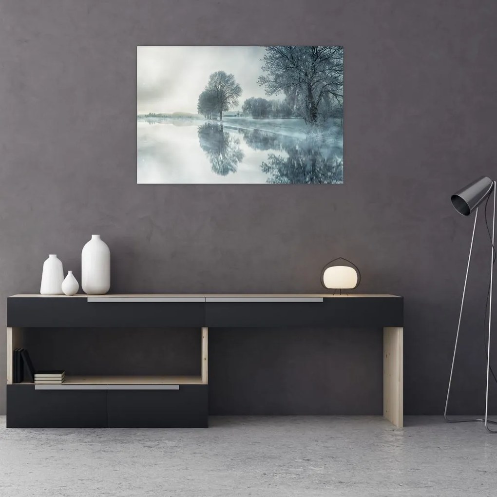 Tablou cu natura iarna (90x60 cm)