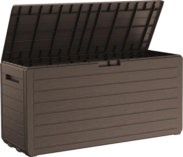 Atlas container de grădină din plastic 270l maro