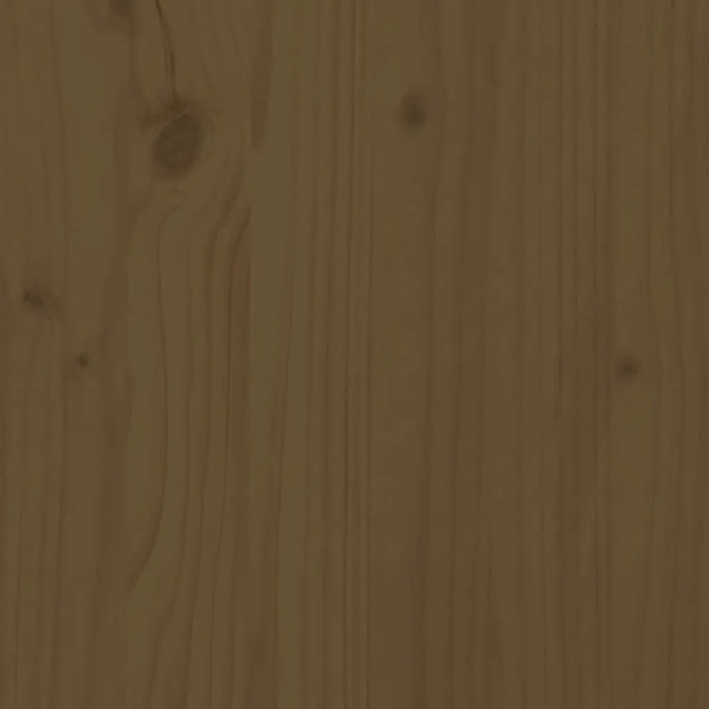 Cadru de pat Super King 6FT, maro, 180x200 cm, lemn masiv maro miere, 180 x 200 cm