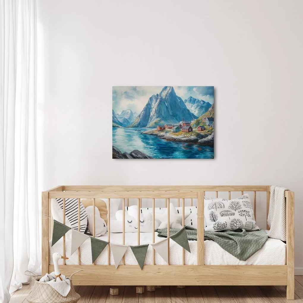 Tablou - Sat norvegian (70x50 cm)