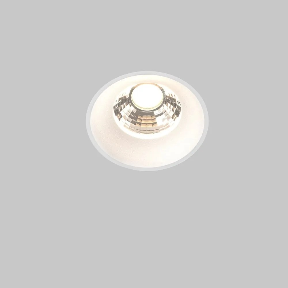 Spot LED incastrabil design tehnic Round D-11,5cm alb
