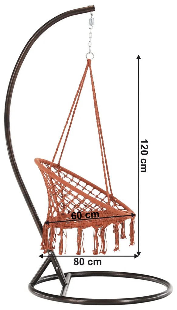 Scaun suspendabil, bej maro, AMADO 2 NEW