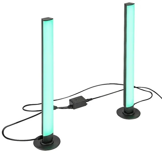 SET 2x lampă LED RGB dimabilă de masă Rabalux 76014 PACO LED/5W/5V