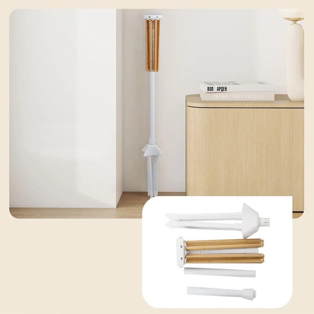 Uscător pliabil cu umerașe