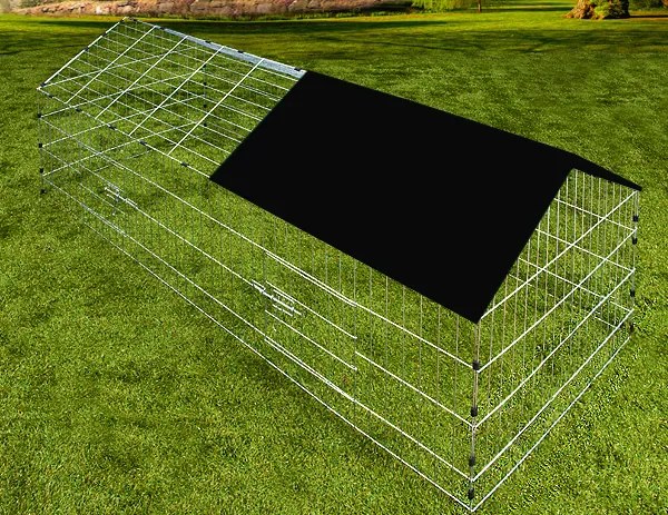 Deuba Cuib de iepure 180x75x75 cm - baldachin negru