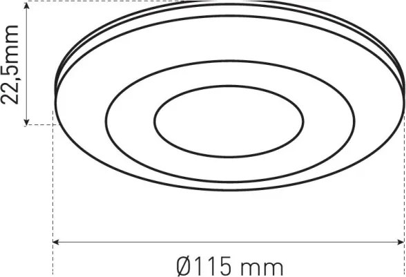 Senzor de prezență PRES SENSOR 2000W, alb