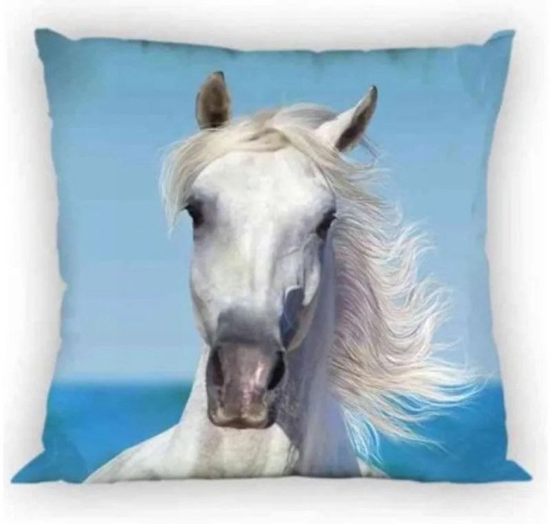 Cal Husă de pernă albă 40*40 cm