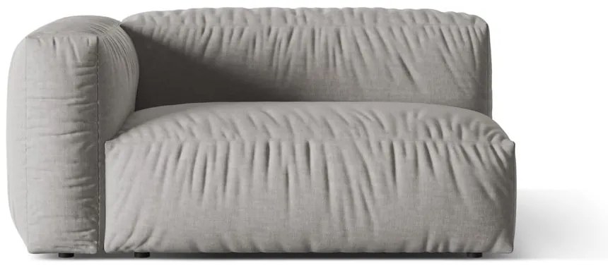 Modul pentru canapea modulară gri deschis (cu colț pe partea stângă ) Martina – Micadoni Home