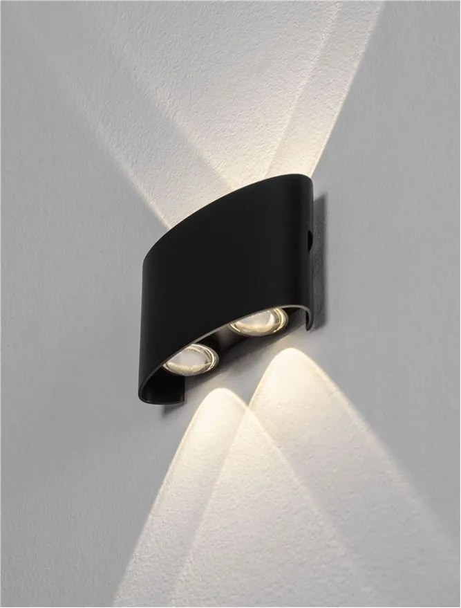Aplica LED iluminat exterior ambiental IP54 DUOMO antracit