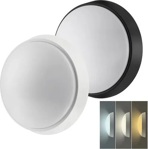 Solight WO779-2 - Lampă LED de exterior, 20W/230V, 3000/4000/6500K, IP65, Ø 22 cm