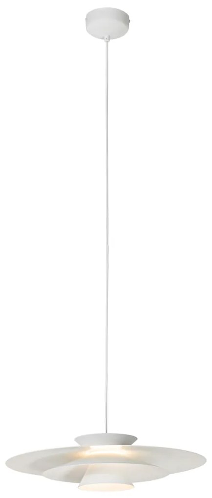 Lampă suspendată de design albă incluzând LED cu dimmer în 3 trepte - Pauline
